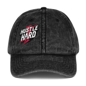 Hustle Hard Cotton Twill Cap