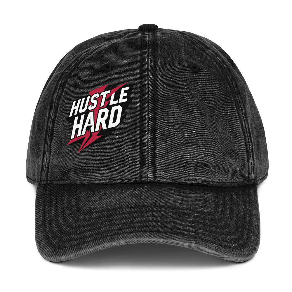 Hustle Hard Cotton Twill Cap