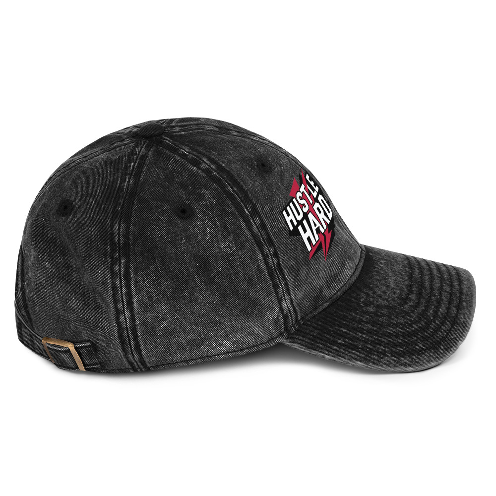 Hustle Hard Cotton Twill Cap - Image 4